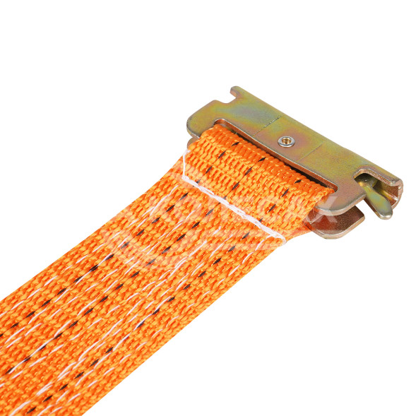 Ремень крепления груза для ЕВРОФУРЫ 2,5/5 т, 3,6 м, ширина 50 мм, с рельсовым креплением (крючки &quot;ласточка&quot;)