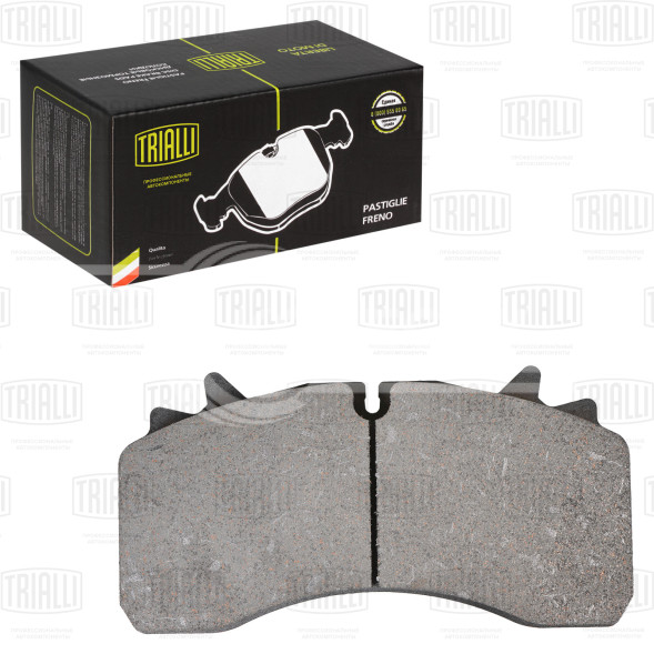 Колодки тормозные дисковые для прицепов SAF (WVA № 29162) с монтажным комплектом