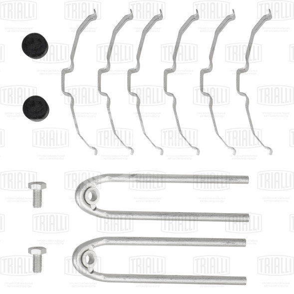 Колодки тормозные дисковые для прицепов SAF (WVA № 29162) с монтажным комплектом