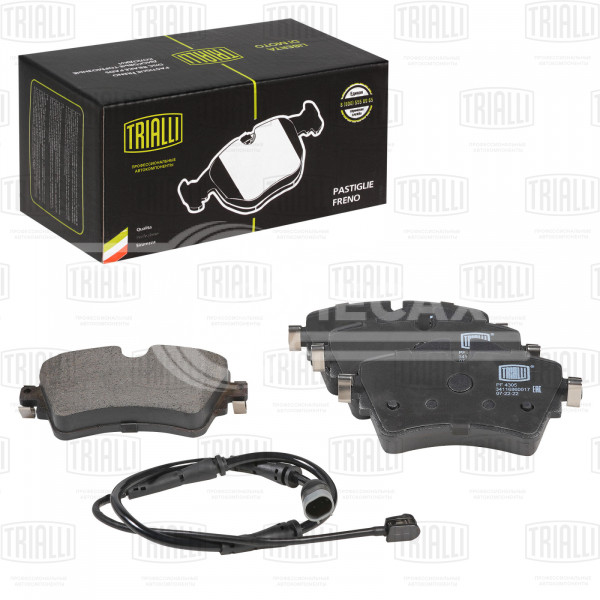 Колодки тормозные дисковые передние для автомобилей Mini Cooper S/SD (13-) / Clubman (14-) (в комплекте с датчиком)