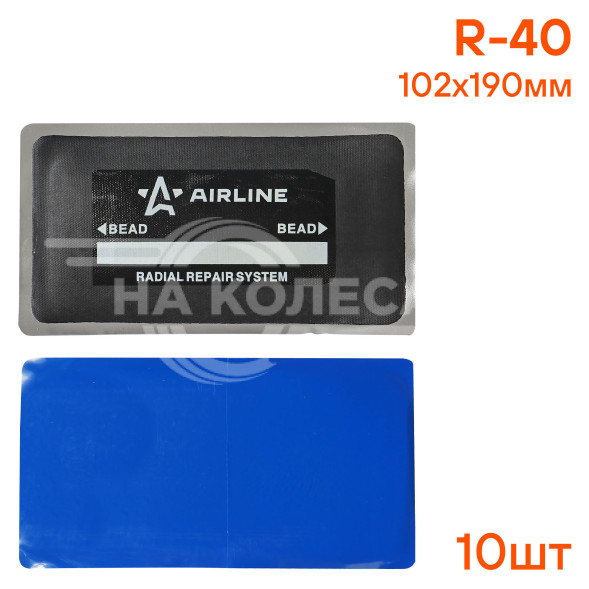 Пластырь кордовый, радиальный R-40 (102*190 мм)