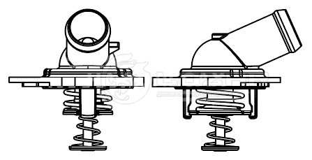 Термостат для автомобилей Honda CR-V II (02-) 2.0i (78°С) (с корпусом)