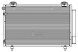 Радиатор кондиционера для автомобилей Avensis (03-) 1.6/1.8i/2.0D