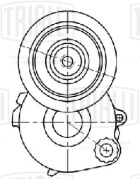 Ролик приводного ремня для автомобилей КАМАЗ 5490/Axor [ОМ457] с натяжным механизмом (вентилятора) d=77mm