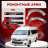 Передние арки Toyota HiAce H100