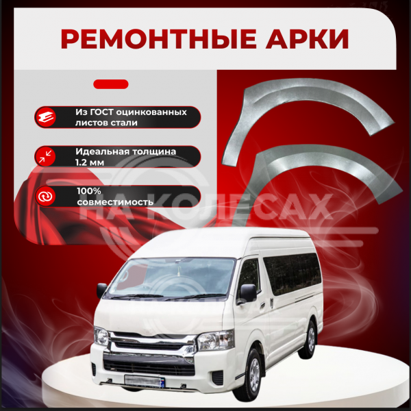 Передние арки Toyota HiAce H100