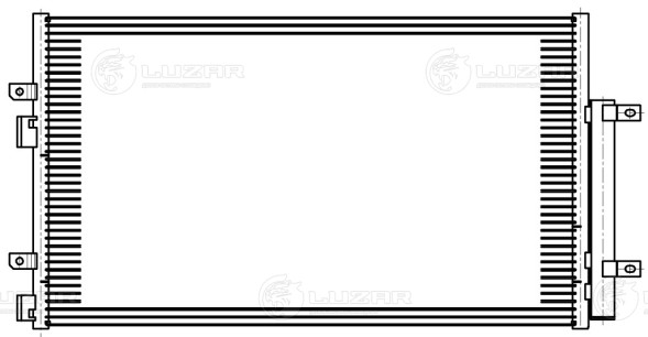 Радиатор кондиционера для автомобилей Haval H6 (14-) 1.5i