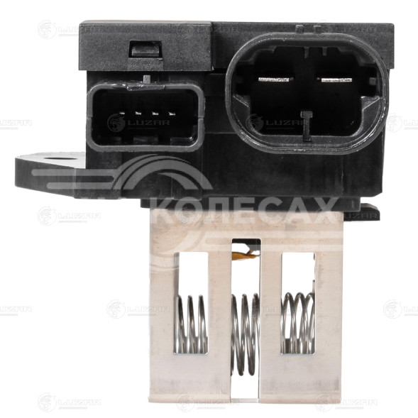 Резистор электровентилятора охлаждения для автомобилей PSA 308 (07-)/C4 (04-) (разъемы с торца, 6A/14A)
