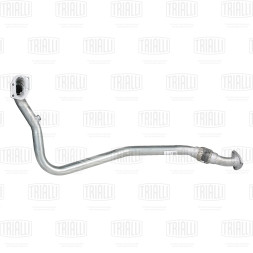 Труба приёмная для автомобилей Лада 21074 Евро-3 с гофрой (алюминизированная сталь)