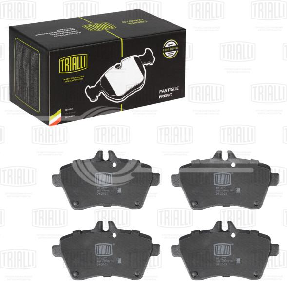 Колодки тормозные для автомобилей Mercedes A (W169) (04-) 1.5i дисковые передние