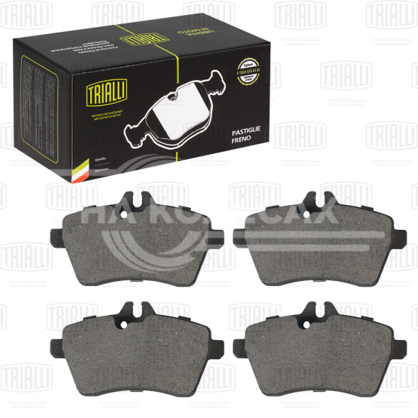 Колодки тормозные для автомобилей Mercedes A (W169) (04-) 1.5i дисковые передние