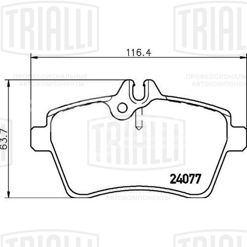 Колодки тормозные для автомобилей Mercedes A (W169) (04-) 1.5i дисковые передние