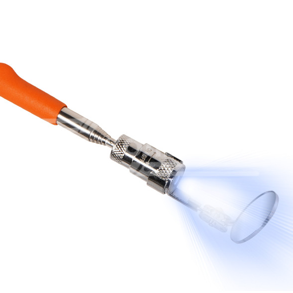 Зеркало инспекционное телескопическое с подсветкой подвижное, D=32мм, L=250-880мм