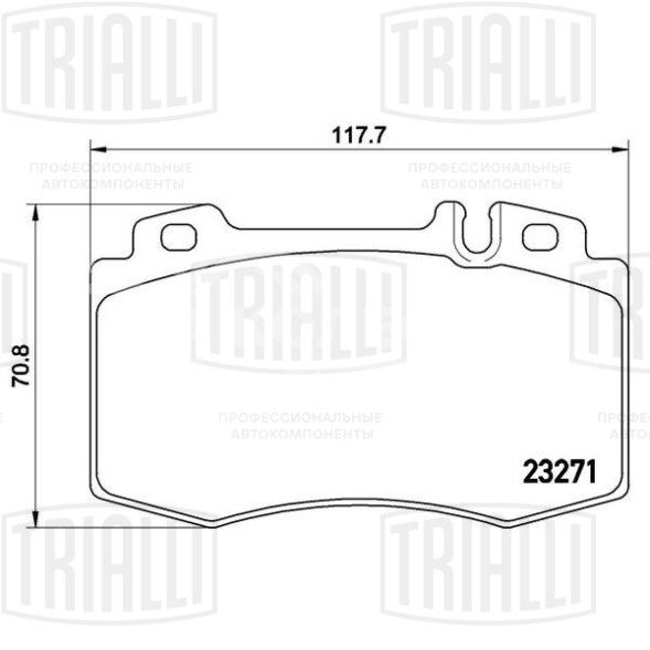 Колодки тормозные для автомобилей Mercedes ML (W163) (98-) дисковые передние для тормозной системы Brembo