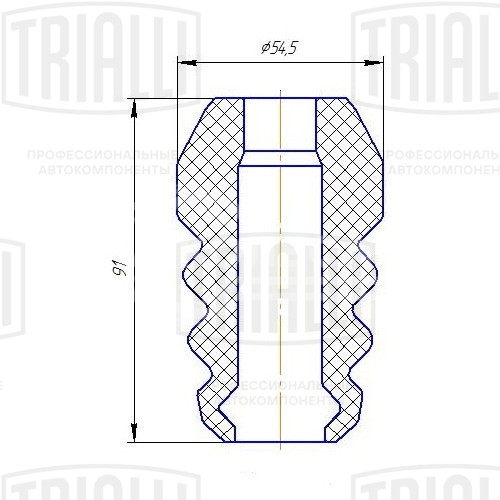 Буфер (отбойник) хода сжатия передней стойки для автомобиля Kia Spectra (01-)
