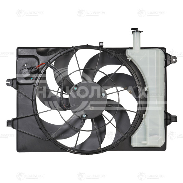 Электровентилятор охлаждения для автомобилей KIA Cerato (18-)/Ceed (18-)/Seltos (19-)/Soul III (19-) 1.6i/2.0i (с кожухом и резистором)