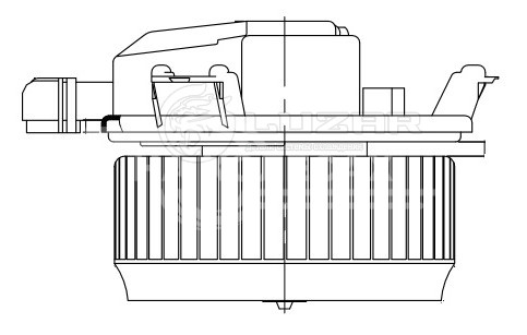 Электровентилятор отопителя для автомобилей Ford Mondeo V (15-)