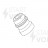 Наконечник катушки зажигания для автомобилей Nissan Almera N16 (00-) 1.5i/1.6i/1.8i (свечная часть)