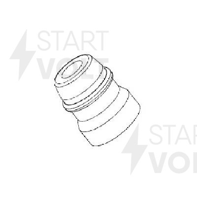 Наконечник катушки зажигания для автомобилей Nissan Almera N16 (00-) 1.5i/1.6i/1.8i (свечная часть)
