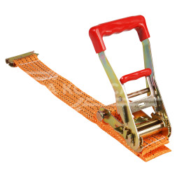 Ремень крепления груза для ЕВРОФУРЫ 5/10 т, 3,6 м, ширина 55 мм, с рельсовым креплением (крючки "ласточка")