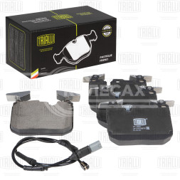 Колодки тормозные дисковые передние для автомобилей BMW 1 (F20) (11-) т/с Brembo (кмпл. с датчиком)