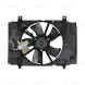 Электровентилятор охлаждения для автомобилей Nissan Tiida (04-) 1.6i (с кожухом и резистором) A/C+
