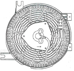 Электровентилятор кондиционера для автомобилей Toyota Land Cruiser Prado 150 (09-) 2.8D/3.0D (с кожухом)