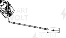 Датчик уровня топлива для автомобилей Лада 21214 электронная панель