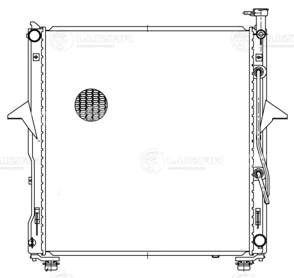 Радиатор охлаждения для автомобилей Sorento (06-) 3.3i AT
