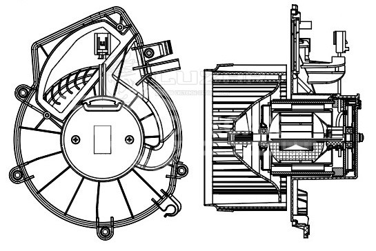 Электровентилятор отопителя для автомобилей Mercedes-Benz G (W463) (90-)