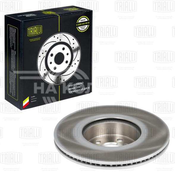 Диск тормозной передний для автомобилей BMW 5 (G30) (16-) / X3 (G01) (17-) / X4 (G02) (18-) d=330 окрашенный