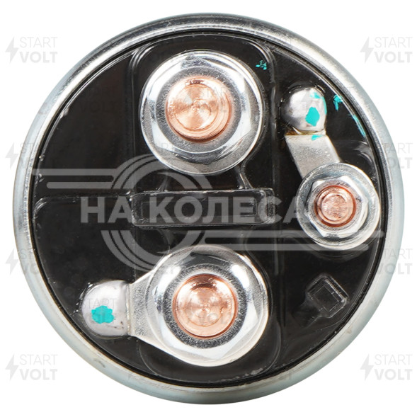 Реле втягивающее стартера для автомобилей Nissan Note (06-)/Tiida (04-) 1.6i (тип Valeo)