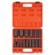Набор головок ударных 1/2&quot; 78мм 15 пр. (10-32мм) пласт. кейс.