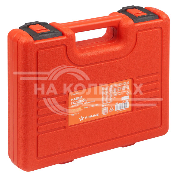 Набор головок ударных 1/2&quot; 78мм 15 пр. (10-32мм) пласт. кейс.