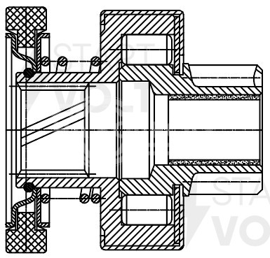 Привод стартера (бендикс) для спецтехники JCB/Perkins с двигателем Perkins 400 series