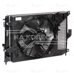 Блок охл. (радиатор+конденсор+вентилятор) для а/м Лада Largus (12-)/Renault Logan (08-) AT