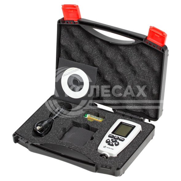 Толщиномер лакокрасочного покрытия PRO, непрерывн.измерение, черн./цвет. металлы, в кейсе