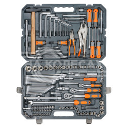 Набор инструментов универсальный 132пр. (головки 1/2&quot;, 1/4&quot;, 3/8&quot;) кейс