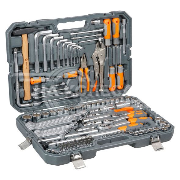 Набор инструментов универсальный 132пр. (головки 1/2&quot;, 1/4&quot;, 3/8&quot;) кейс