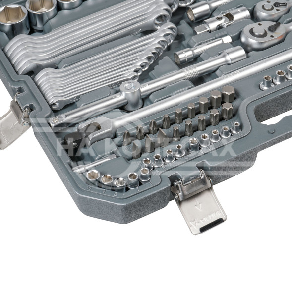 Набор инструментов универсальный 132пр. (головки 1/2&quot;, 1/4&quot;, 3/8&quot;) кейс