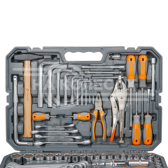 Набор инструментов универсальный 132пр. (головки 1/2&quot;, 1/4&quot;, 3/8&quot;) кейс