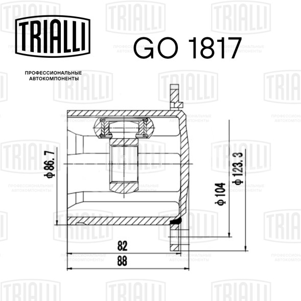 ШРУС внутренний для автомобилей Audi A4 B8 (07-)
