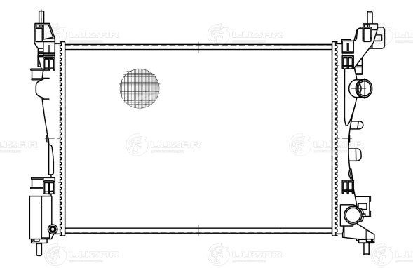 Радиатор охлаждения для автомобилей Corsa D (06-) 1.0/1.2/1.4i