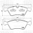 Колодки тормозные для автомобилей Mercedes ML (W164) (05-) дисковые передние
