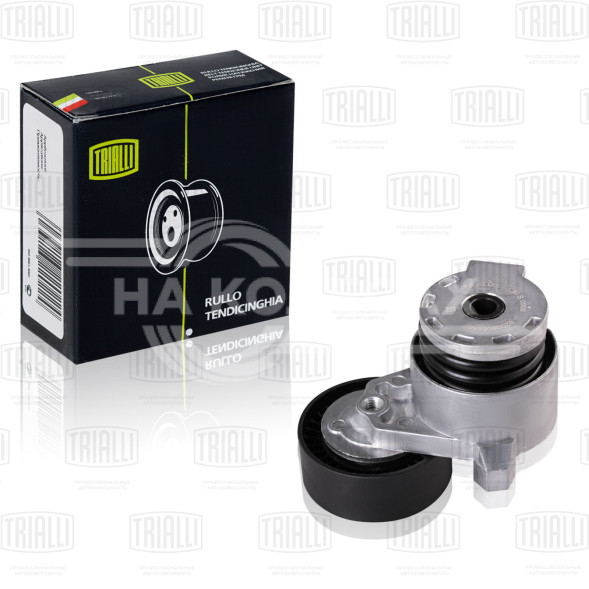 Ролик приводного ремня для автомобилей Лада Largus (12-)/Renault Logan (04-) 1.4i/1.6i с ГУР и кондиционером или с кондиционером без ГУР (с натяжным механизмом)