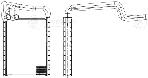Радиатор отопителя для автомобилей Hyundai Tucson (15-)/Kia Sportage (15-)