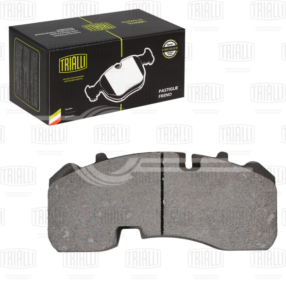 Колодки тормозные дисковые для автомобилей MAN, Mercedes, BPW, SAF (WVA № 29165) с монтажным комплектом