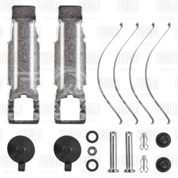 Колодки тормозные дисковые для автомобилей MAN, Mercedes, BPW, SAF (WVA № 29165) с монтажным комплектом