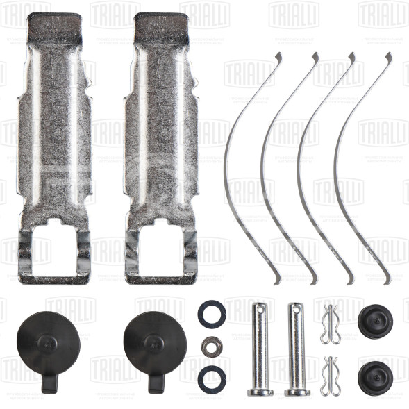 Колодки тормозные дисковые для автомобилей MAN, Mercedes, BPW, SAF (WVA № 29165) с монтажным комплектом