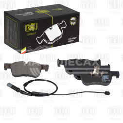 Колодки тормозные дисковые передние для автомобилей BMW 1 (F20) (11-) т/с Ate (в комплекте с датчиком)